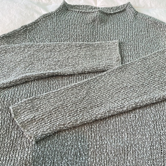 Eileen Fisher Funnel Neck Sweater size Medium - Picture 4 of 4